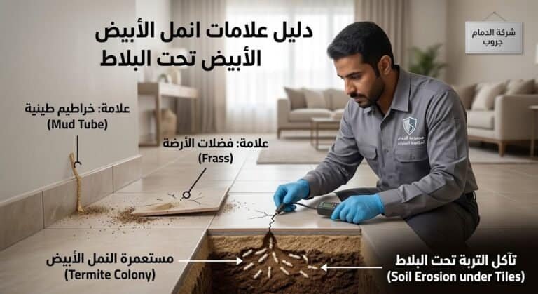 علامات ظهور النمل الابيض